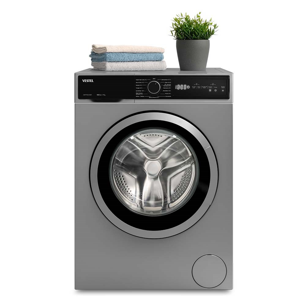 Vestel CMI 97102 G Wifi A+++ 1000 Devir 9 kg Gri Çamaşır Makinesi