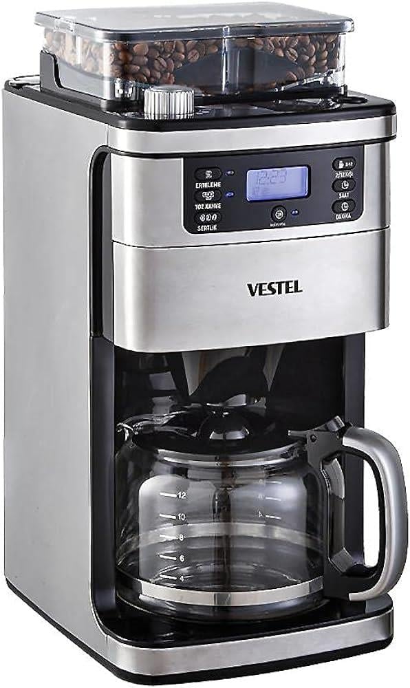 20244207Vestel Taze Öğütücülü Filtre Kahve Makinesi