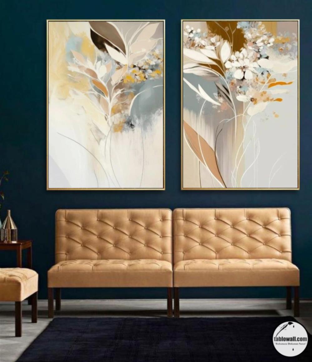 2' Lİ ÇERÇEVELİ YAĞLI BOYA TABLO