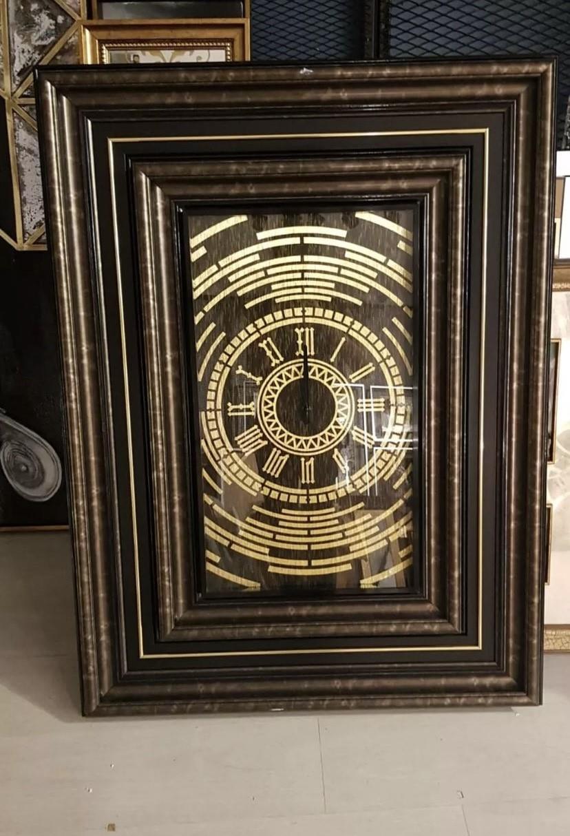 AHŞAP ÇERÇEVELİ DUVAR SAATİ