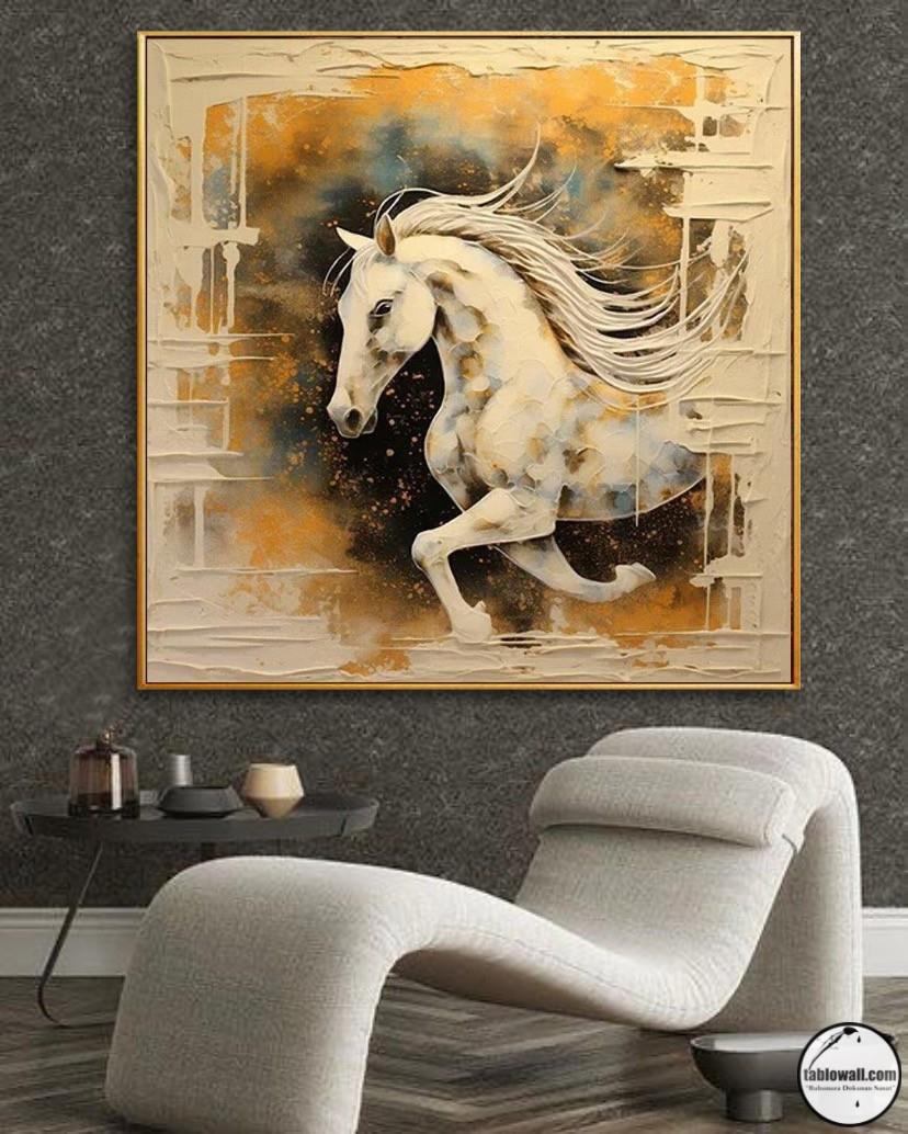 ATLI YAĞLI BOYA TABLO