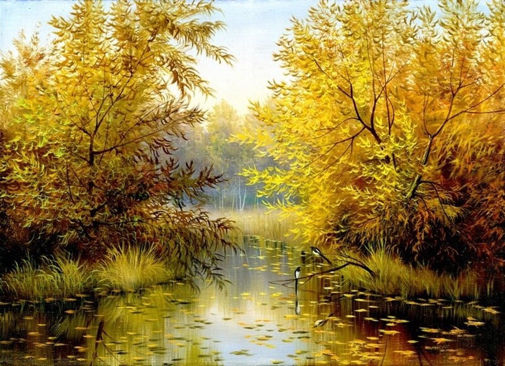 LANDSCAPE YAĞLI BOYA DOKULU TABLO