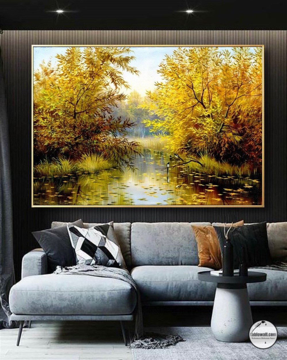 LANDSCAPE YAĞLI BOYA DOKULU TABLO
