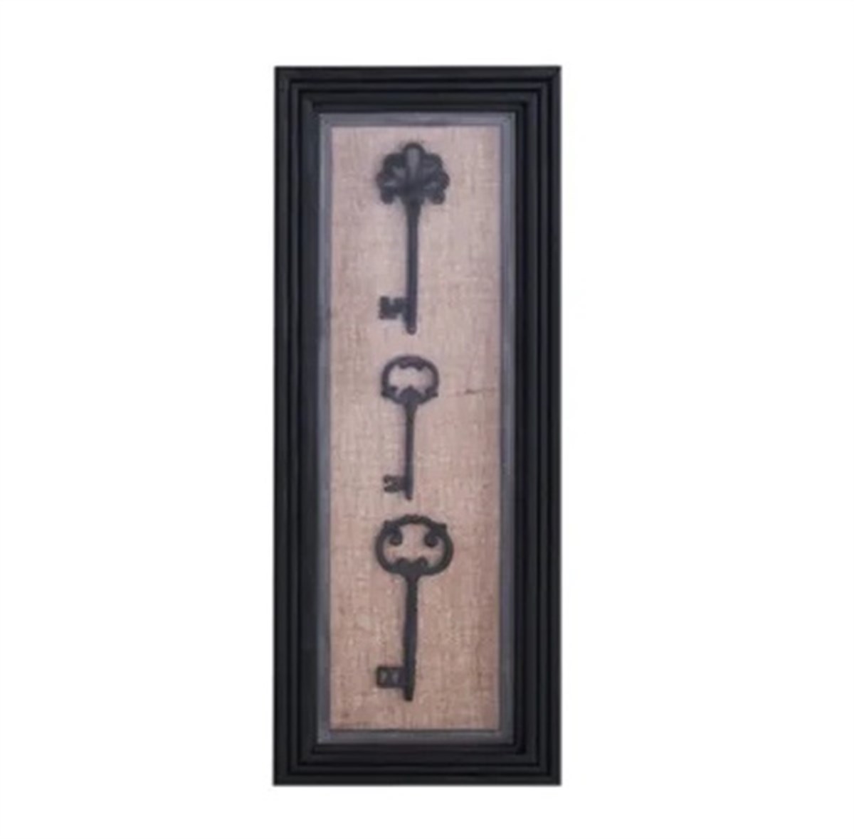 METAL ANAHTAR CAM, AHŞAP ÇERÇEVELİ TABLO