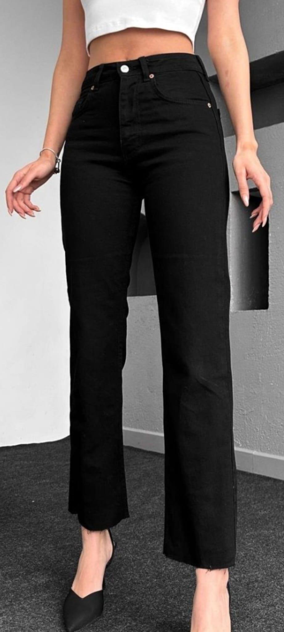 Siyah ZR Boyfit Jean