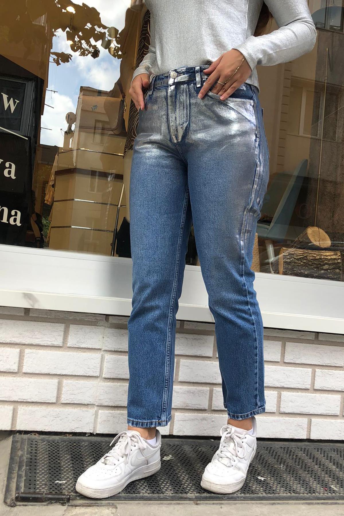 Yarım Varaklı Jean