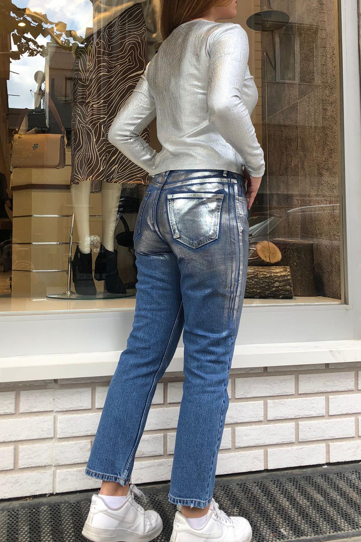 Yarım Varaklı Jean