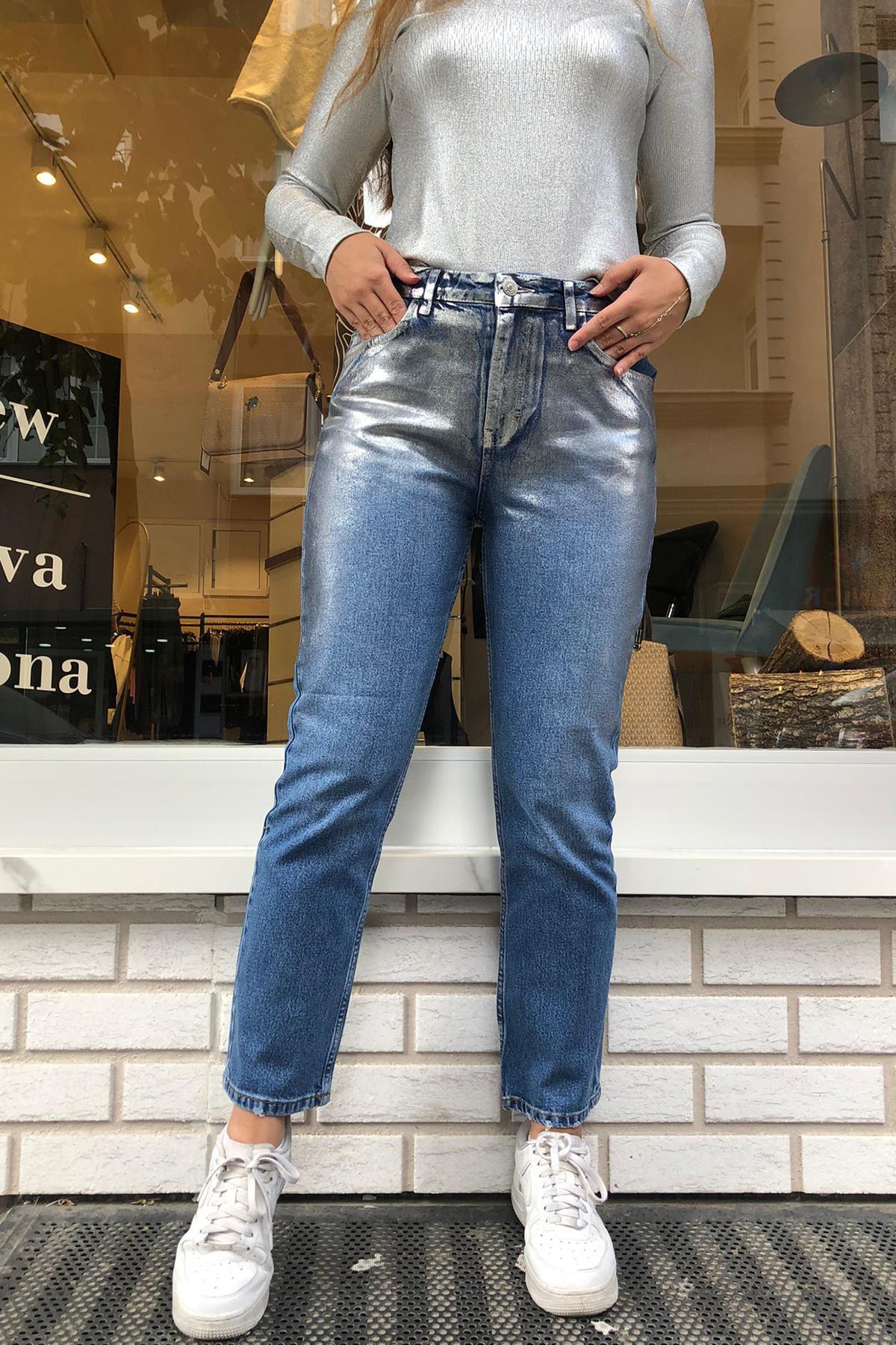 Yarım Varaklı Jean