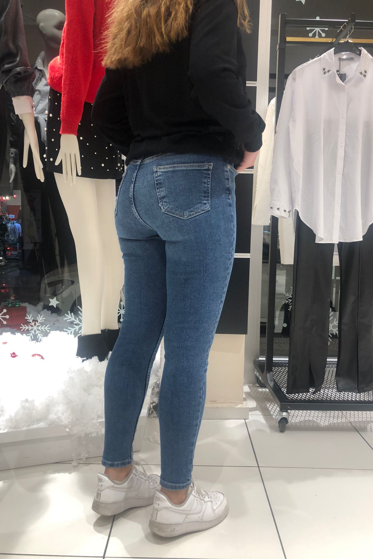 Yüksek Bel Pover Likra Pantolon