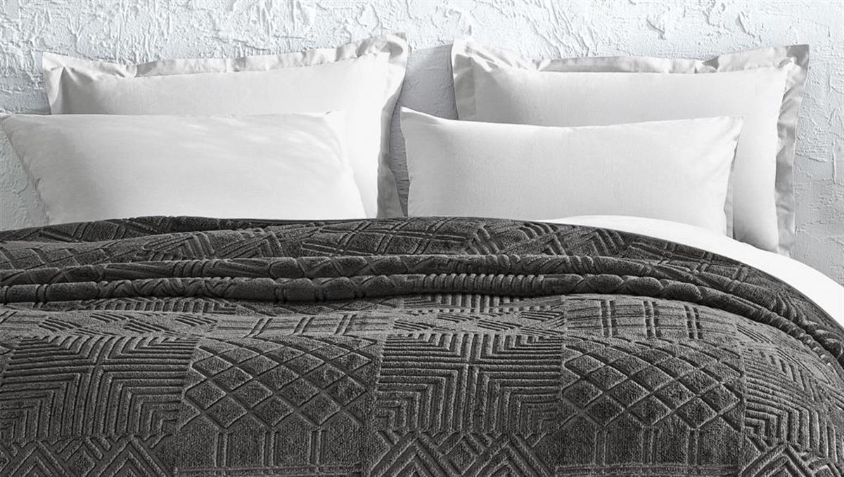 All Season Çift Kişilik Battaniye Nova Gri