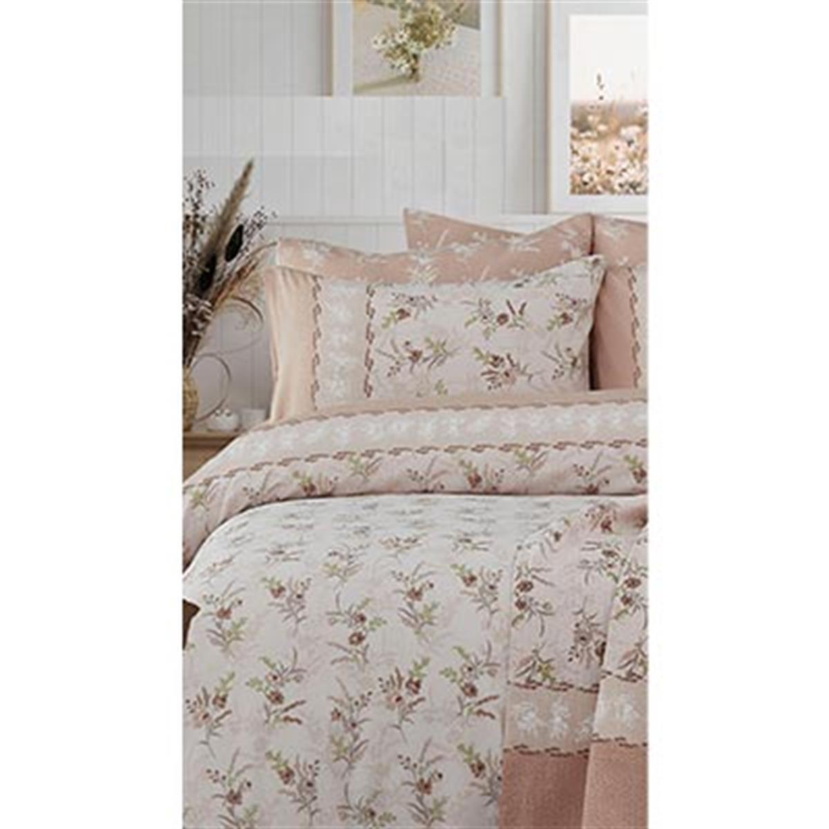 Cotton Life Çift Kişilik Nevresim Takımı Florens Kahve
