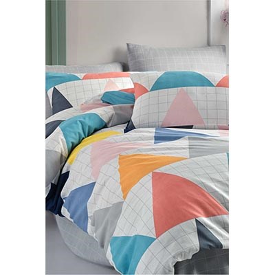 COTTON LİFE ÇİFT KİŞİLİK NEVRESİM TAKIMI MONT BLANC GRİ (KUTULU)