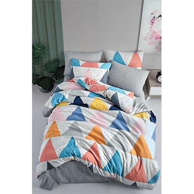 COTTON LİFE ÇİFT KİŞİLİK NEVRESİM TAKIMI MONT BLANC GRİ (KUTULU)