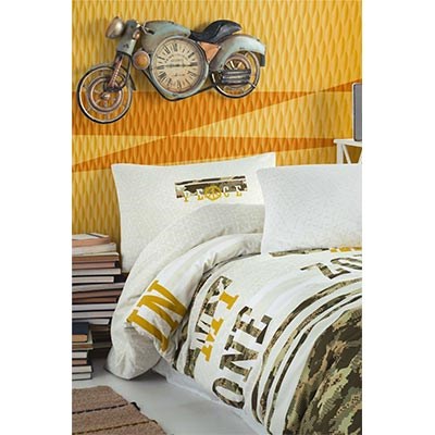 COTTON LİFE TEK KİŞİLİK NEVRESİM TAKIMI FREEZONE HAKİ (KUTULU)