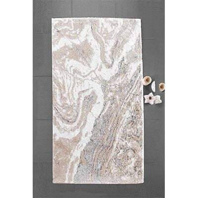 HIC&W Marble Pamuk Viskon Paspas 80x150 cm Gri