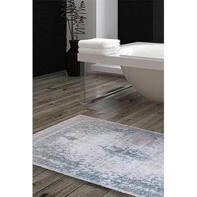 HIC&W Tajmahal Pamuk Viskon Banyo Paspası 80x150 Aqua