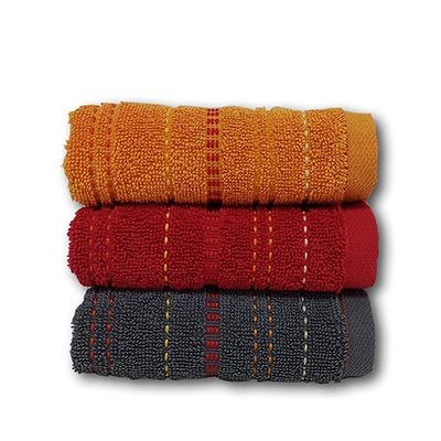 İYİ GECELER İSTANBUL 3 LÜ 30*50 KUTULU MİNİ HAVLU SET İN LİNE KIRMIZI