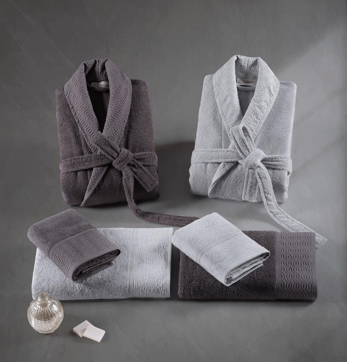 İyi Geceler İstanbul Aile Seti Essence Açık Gri-Antrasit