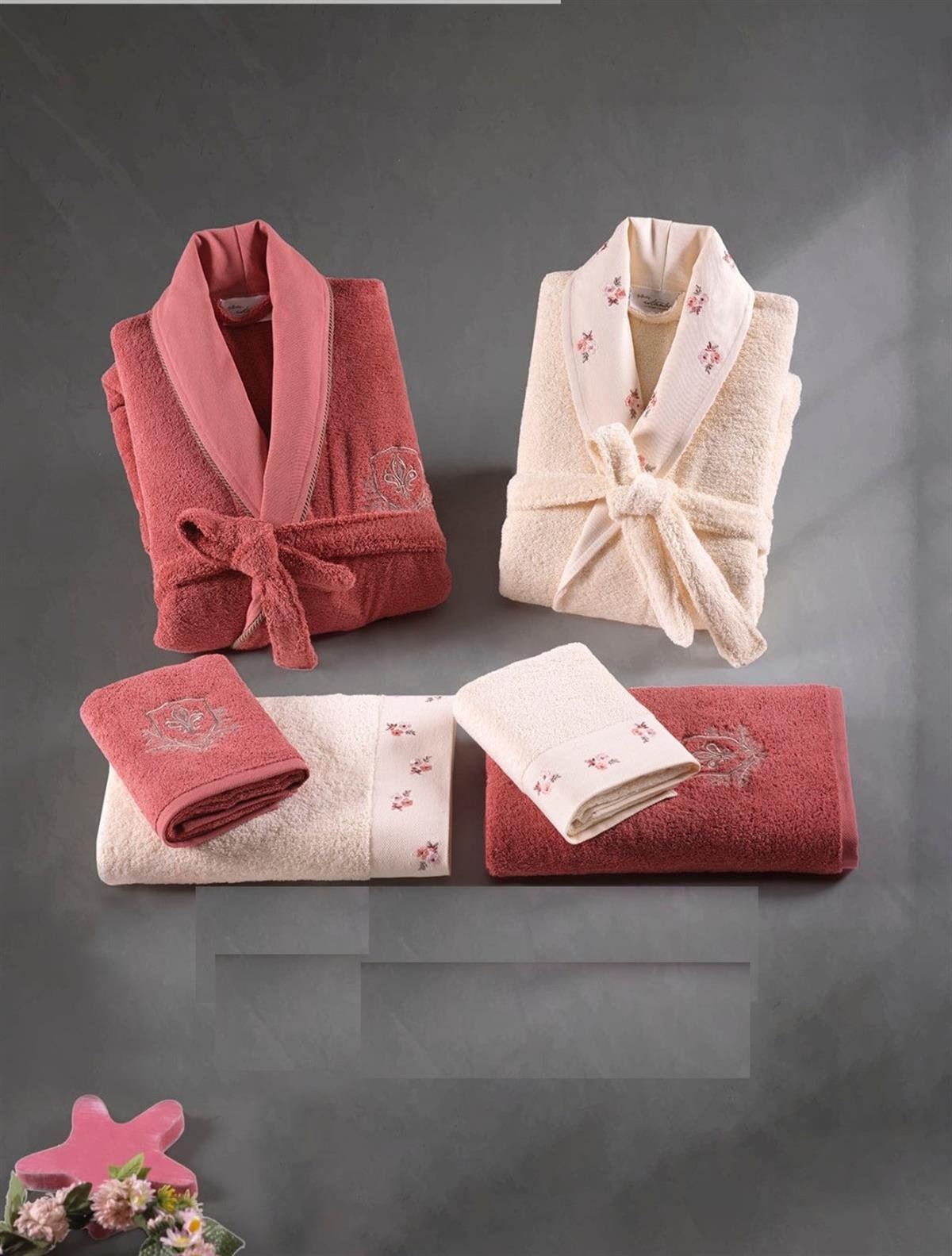 İyi Geceler İstanbul Aile Seti Lovely Somon-Kiremit