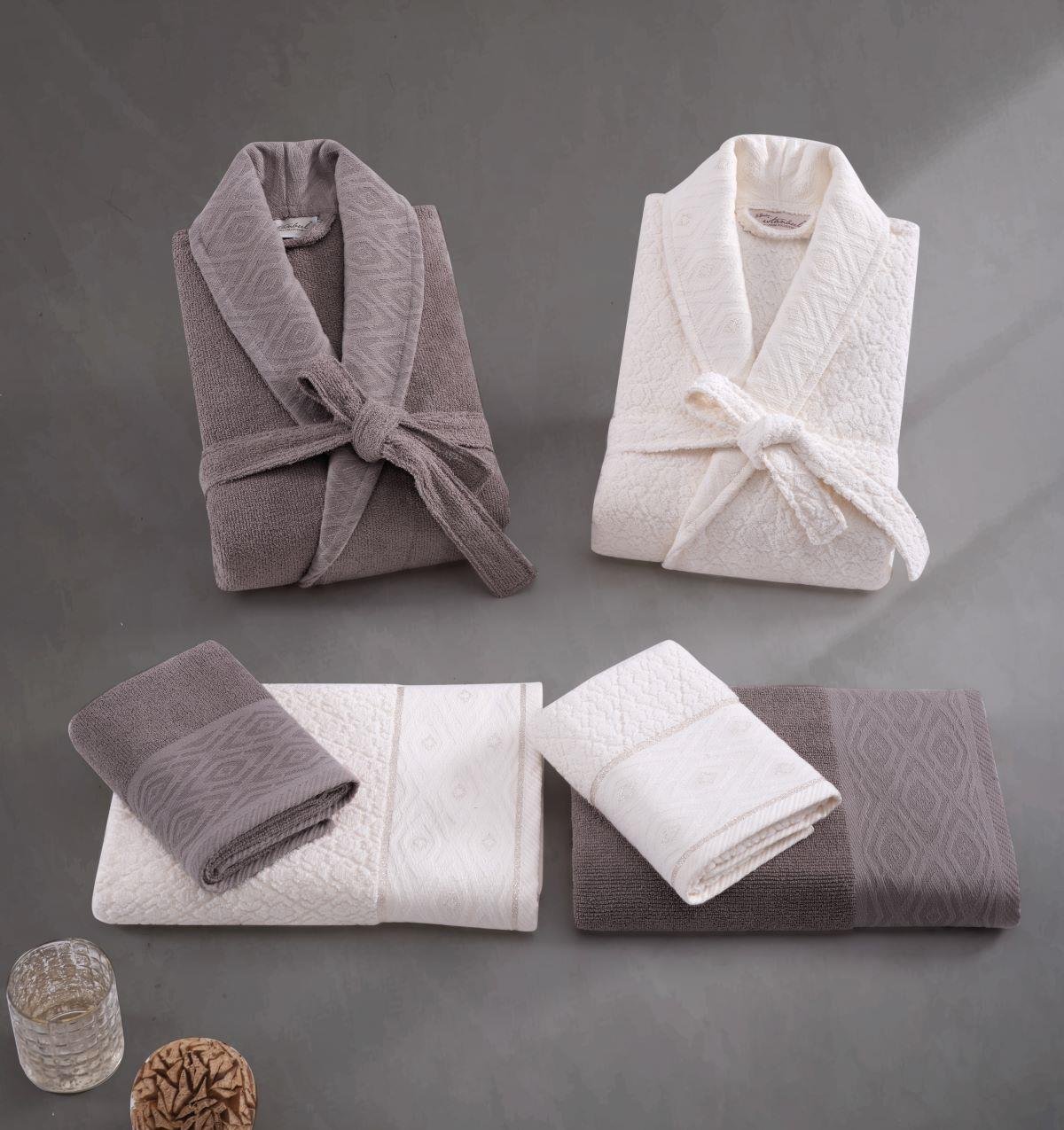 İyi Geceler İstanbul Aile Seti Monarch Ekru-Mürdüm