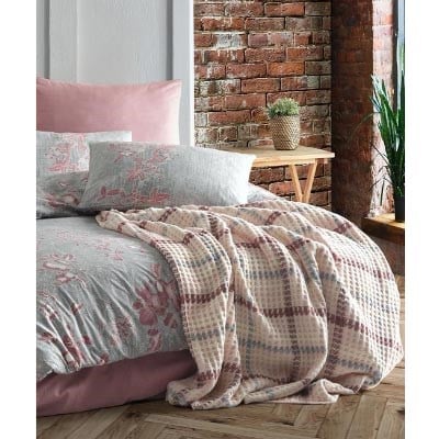 İYİ GECELER İSTANBUL BATTANİYE NEVRESİM TAKIMI SET WİLBOURN GRİ