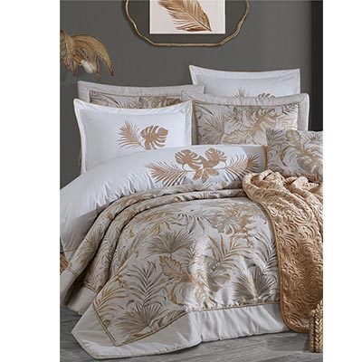 İyi Geceler İstanbul Çeyiz Seti Palm Gold