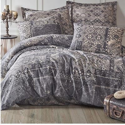 İYİ GECELER İSTANBUL ÇİFT KİŞİLİK NEVRESİM TAKIMI FUSİON OLD PALACE FÜME