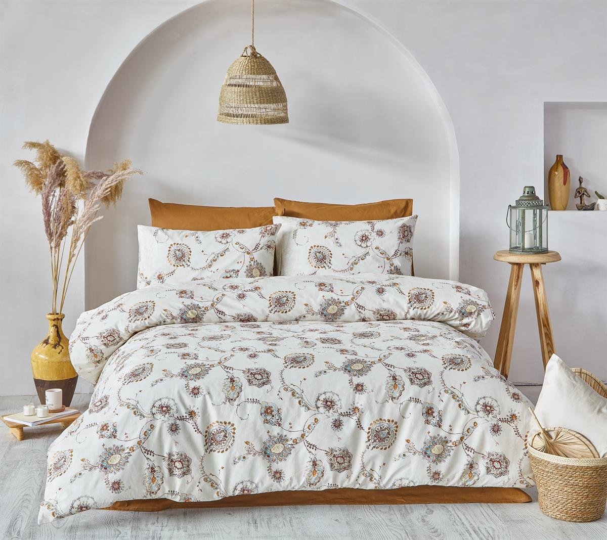 İyi Geceler İstanbul Çift Kişilik Nevresimli Pike Takımı Alesta