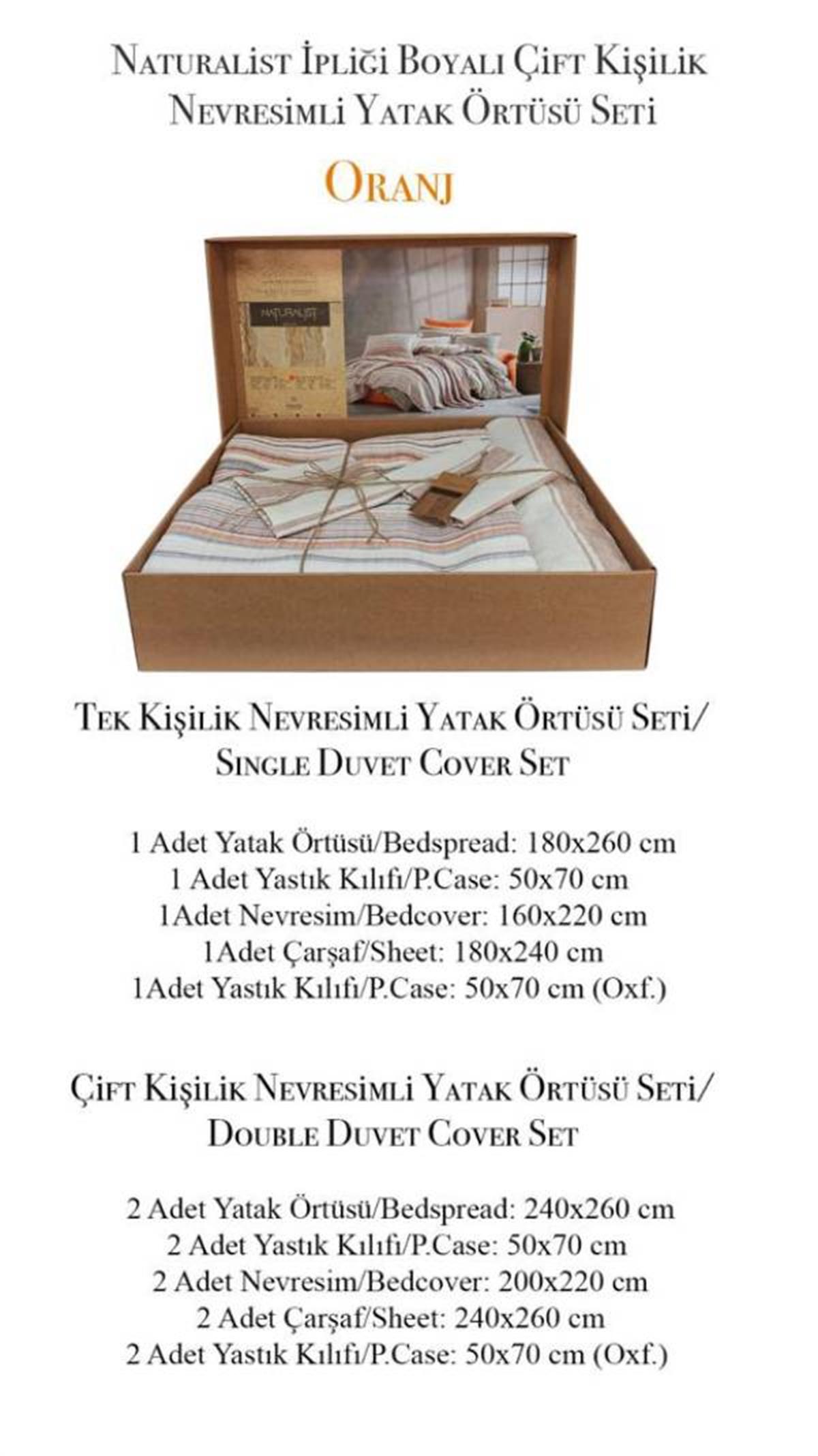 İyi Geceler İstanbul Çift Kişilik Yatak Örtüsü Nevresim Seti Naturalist Gri