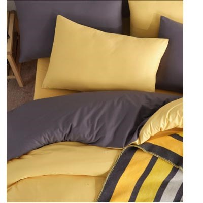 İYİ GECELER İSTANBUL EXCLSVE RANFORCE ÇİFT KİŞİLİK NEVRESİM TAKIMI İN LİNE SARI