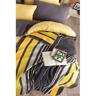 İYİ GECELER İSTANBUL EXCLUSIVE RANFORCE TAKIMI NEVRESİM TAKIMI İN LİNE SARI