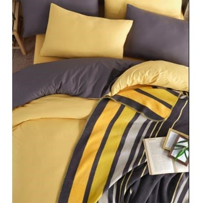 İYİ GECELER İSTANBUL EXCLUSIVE RANFORCE TAKIMI NEVRESİM TAKIMI İN LİNE SARI