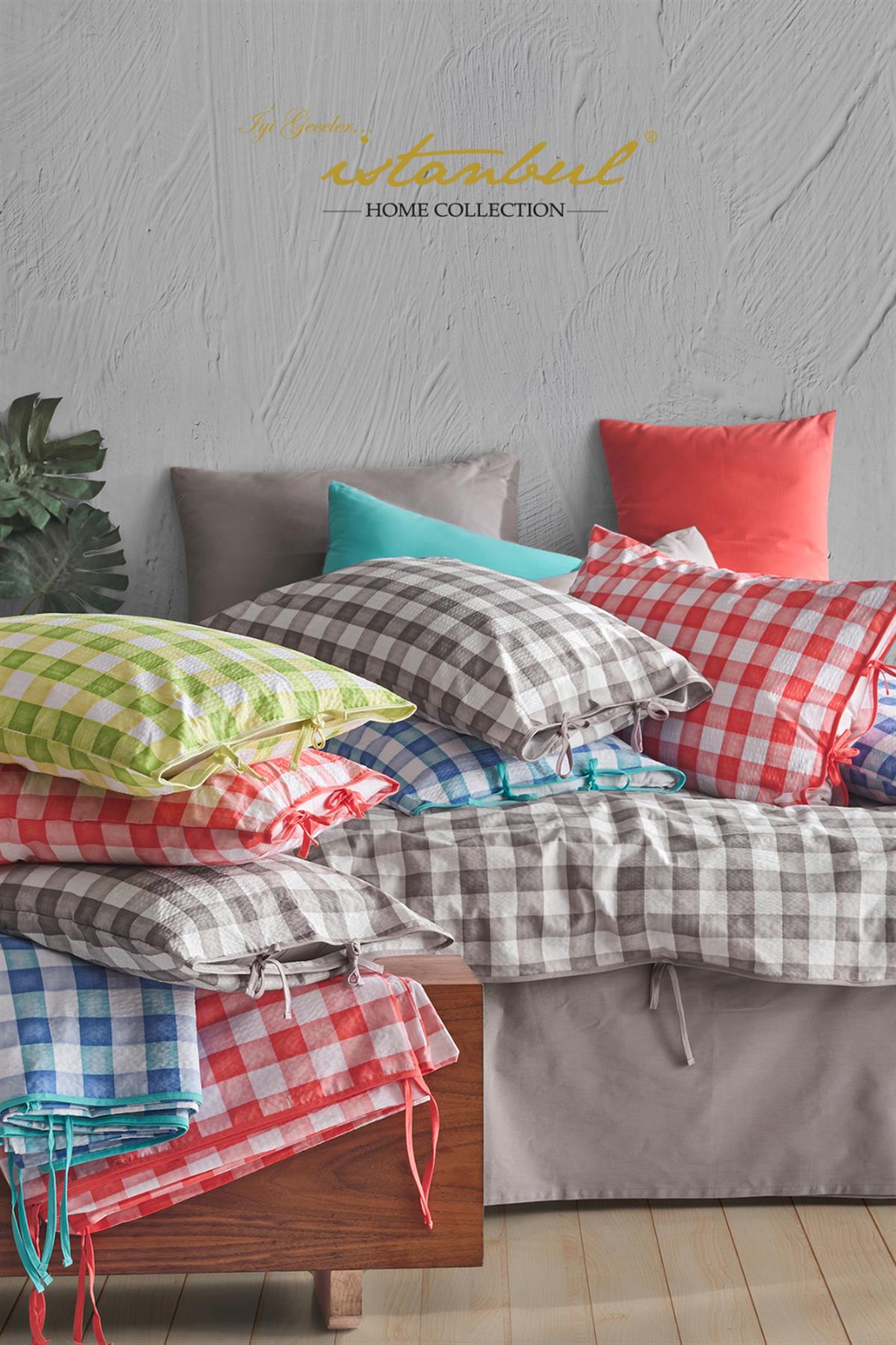 İyi Geceler İstanbul Go Free Nevresim Takımı Gri