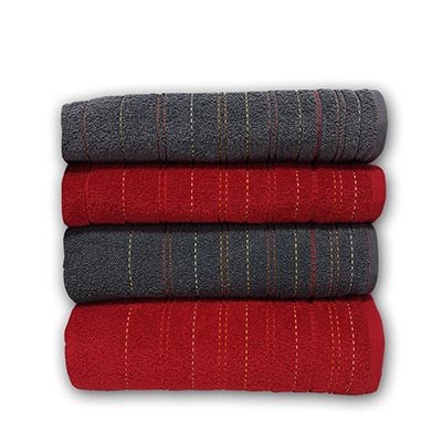 İyi Geceler İstanbul Hamam Takimi Kırmızı-Antrasit