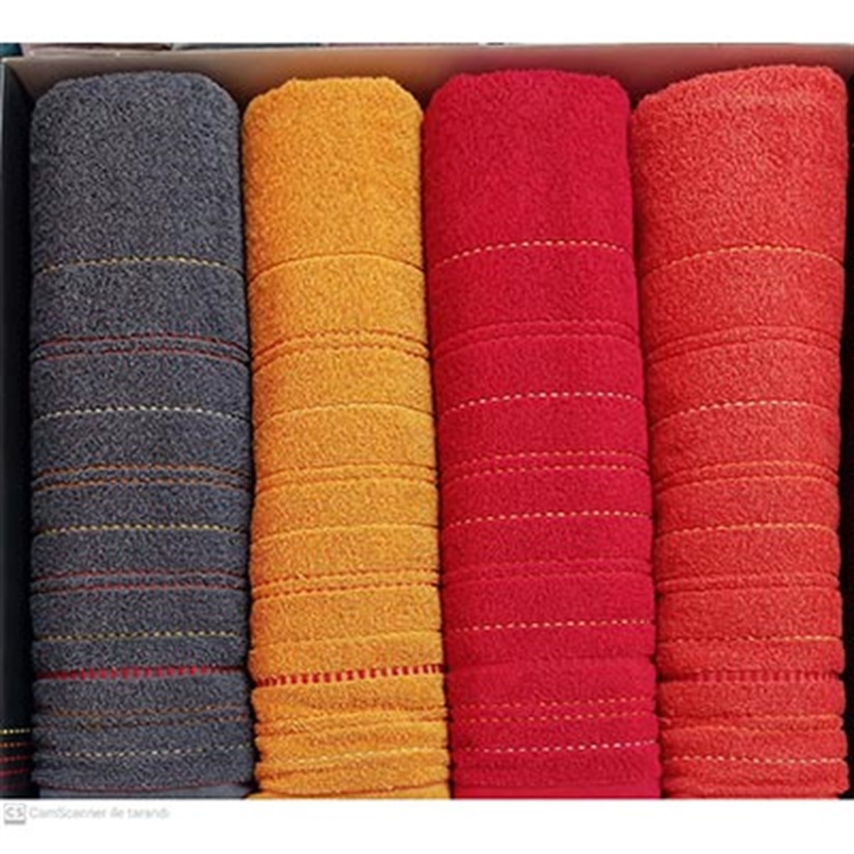 İYİ GECELER İSTANBUL HAVLU 50*90 İN LİNE KIRMIZI