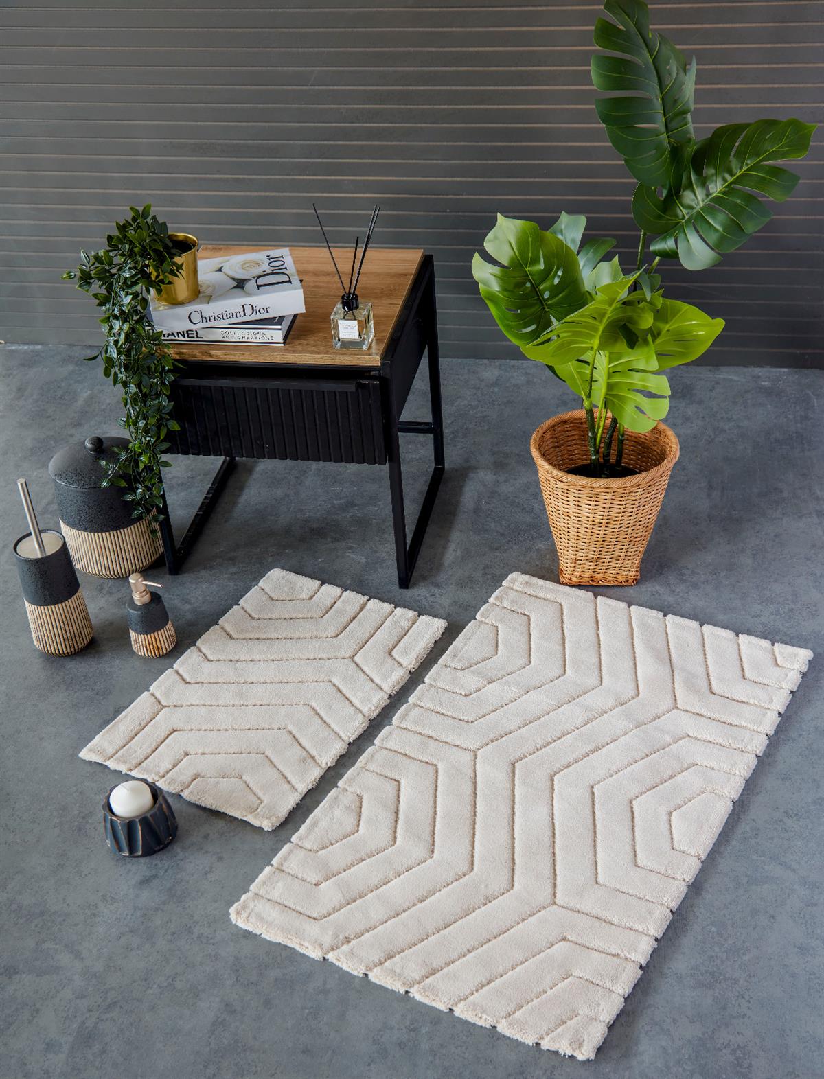 İyi Geceler İstanbul Klozet Takımı Plaid Bej