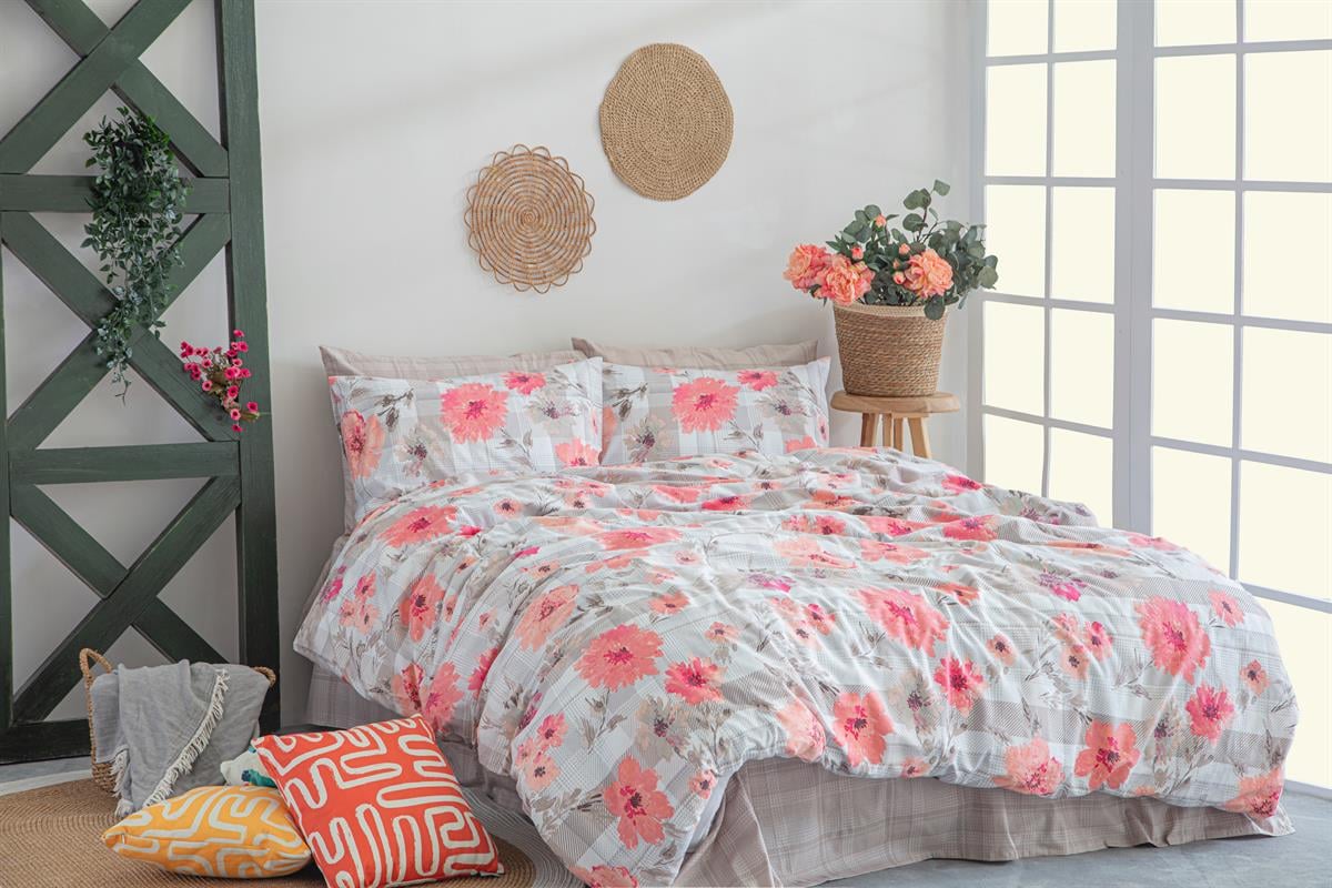 İyi Geceler İstanbul Percale Çift Kişilik Nevresim Takımı Tiffany