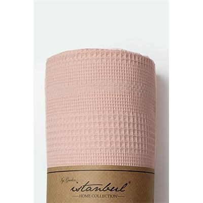 İyi Geceler İstanbul Pure Simple Çift Kişilik Pike Pembe