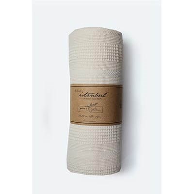 İyi Geceler İstanbul Pure Simple Çift Kişilik Pike Ekru