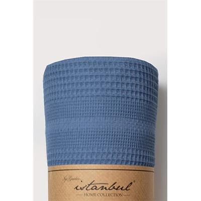 İyi Geceler İstanbul Pure Simple Çift Kişilik Pike İndigo