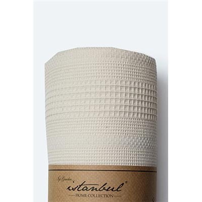 İyi Geceler İstanbul Pure Simple Çift Kişilik Pike Ekru