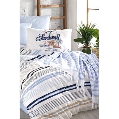 İYİ GECELER İSTANBUL RANFORCEORCE GENÇ TEK KİŞİLİK NEVRESİMRESİM TAKIMI CALİFORNİA