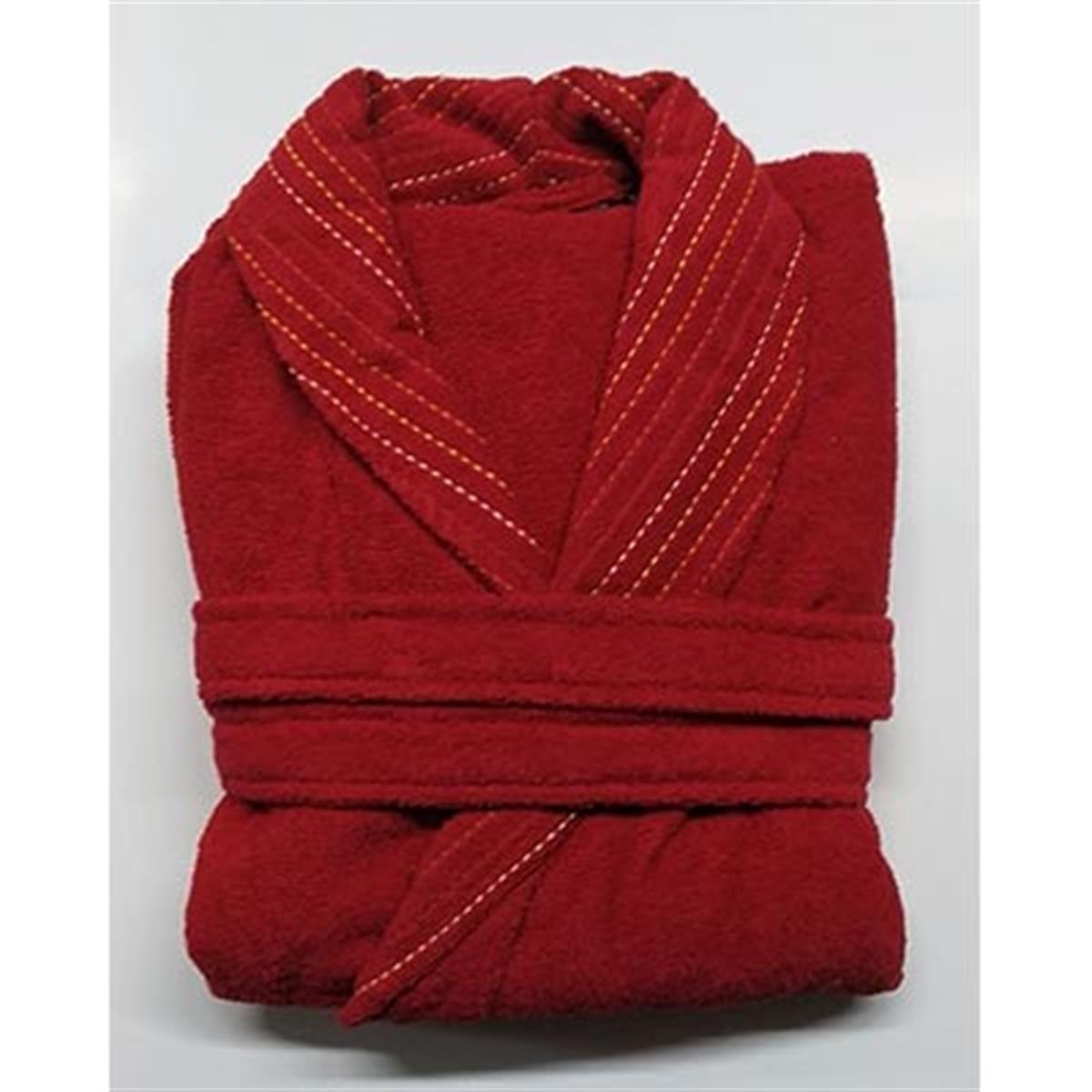 İYİ GECELER İSTANBUL TEK BORNOZ İN LİNE KIRMIZI L/XL