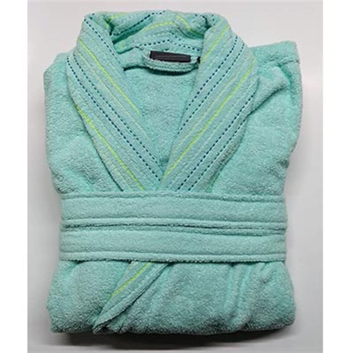 İYİ GECELER İSTANBUL TEK BORNOZ İN LİNE AÇIK MİNT L/XL