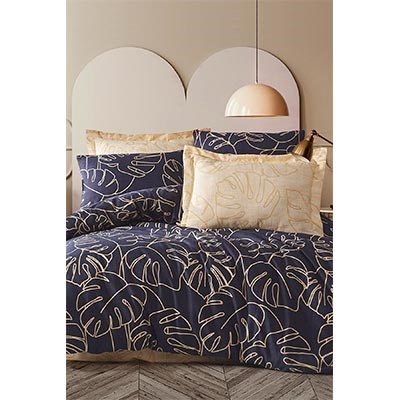 İYİ GECELER İSTANBUL TEK KİŞİLİK NEVRESİMRESİM TAKIMI FUSİON PHUKENT LACİVERT