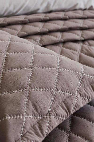 İyi Geceler İstanbul Tek Kişilik Yatak Örtüsü Crush Mürdüm