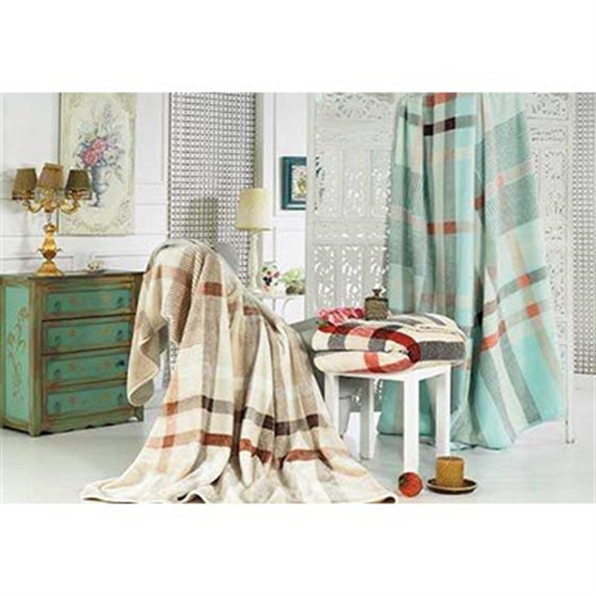 LACASA ÇİFT KŞ. BATTANİYE 200*240 1084 KAHVE