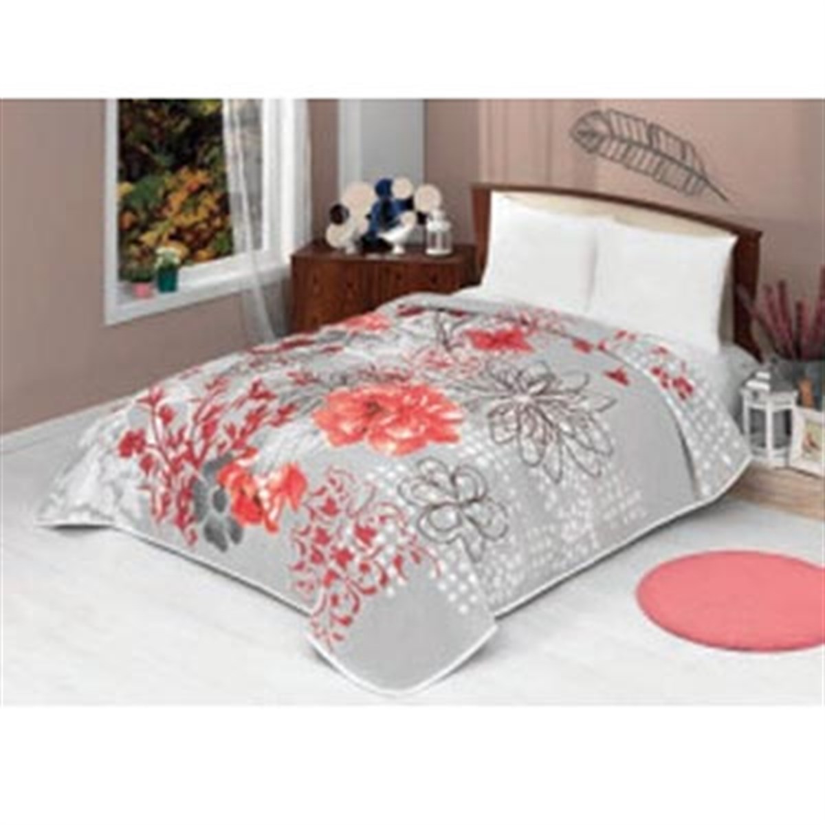 LACASA ÇİFT KŞ. BATTANİYE 200*240 1092 GRİ