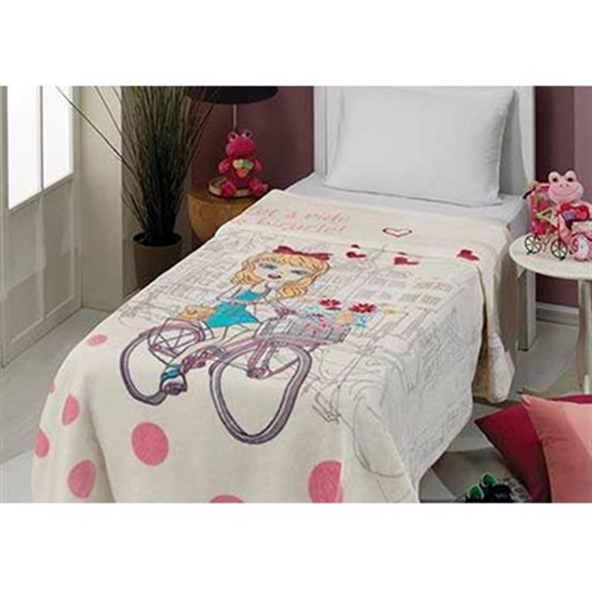 LİSANSLI TEK KŞ. BATTANİYE 160X220 ANGEL