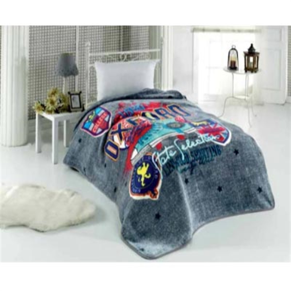 LİSANSLI TEK KŞ. BATTANİYE 160X220 COLLEGE